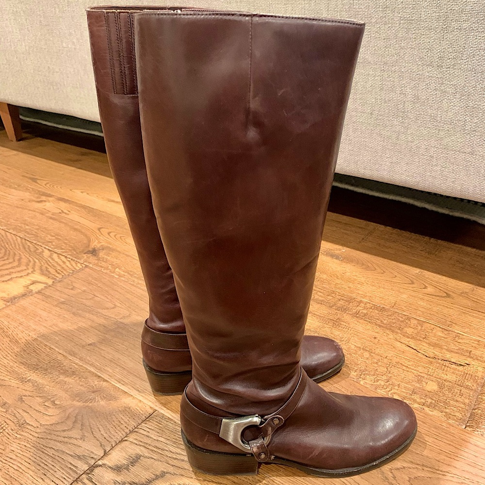 Via Spiga Brown Kacey Riding Boots size 8.5